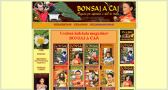 Desktop Screenshot of bonsajacaj.sk